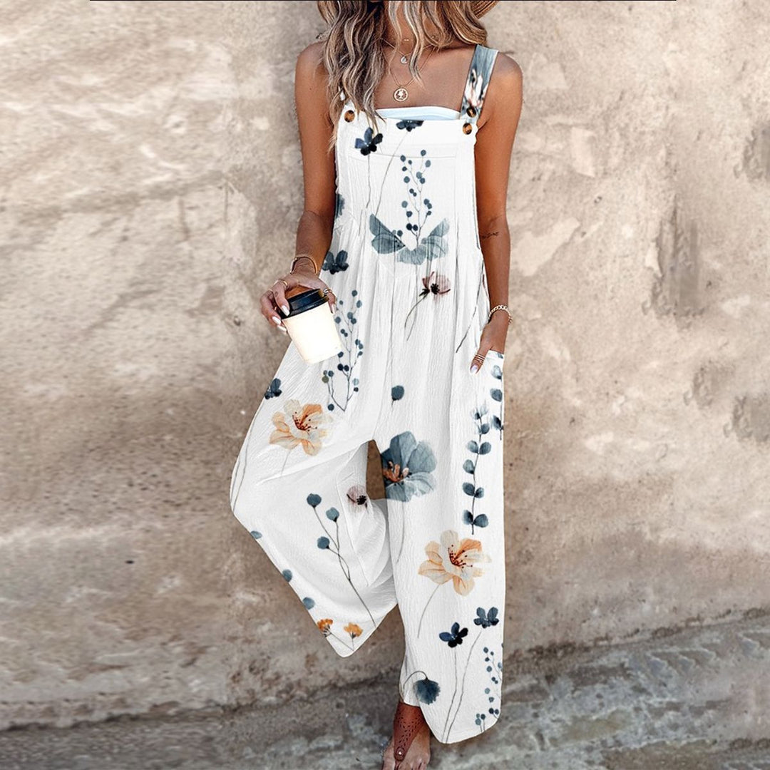 Molly | Effortless Printed Dungarees
