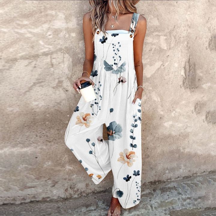 Molly | Effortless Printed Dungarees
