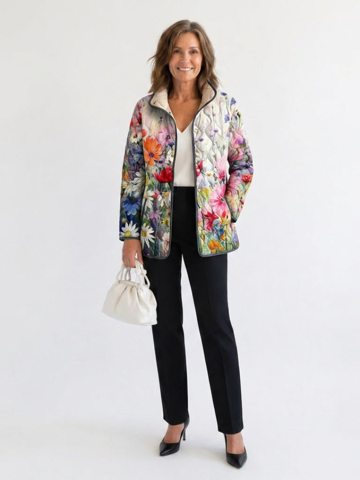 Haverford | Timeless Floral Quilted Jacket