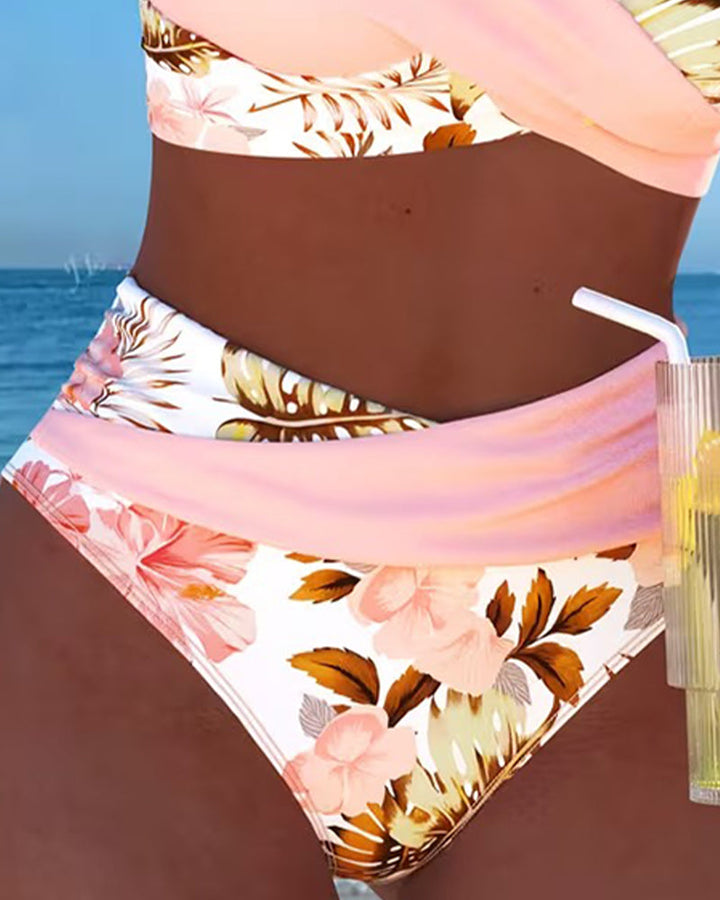 Liora | Floral Contrast Bikini