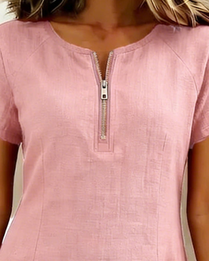 Joanna™ | Effortless Zip Front Dress