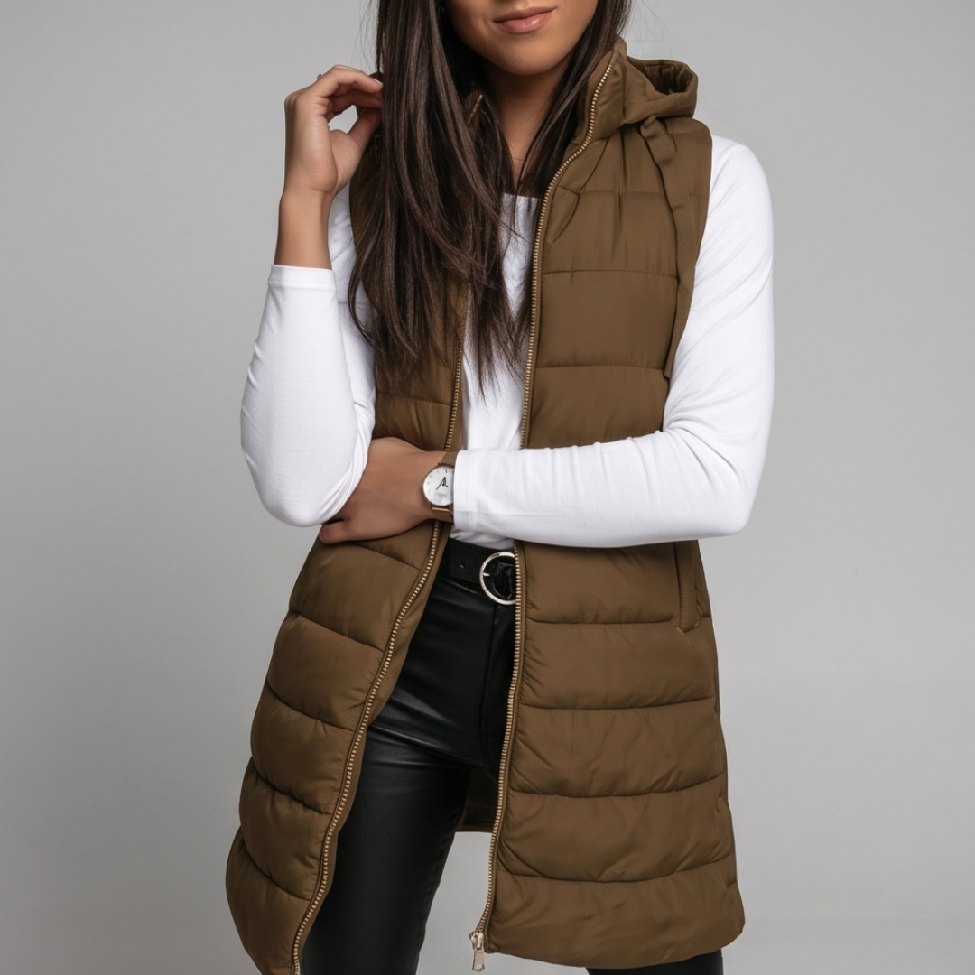 Windsor | Long Hooded Gilet