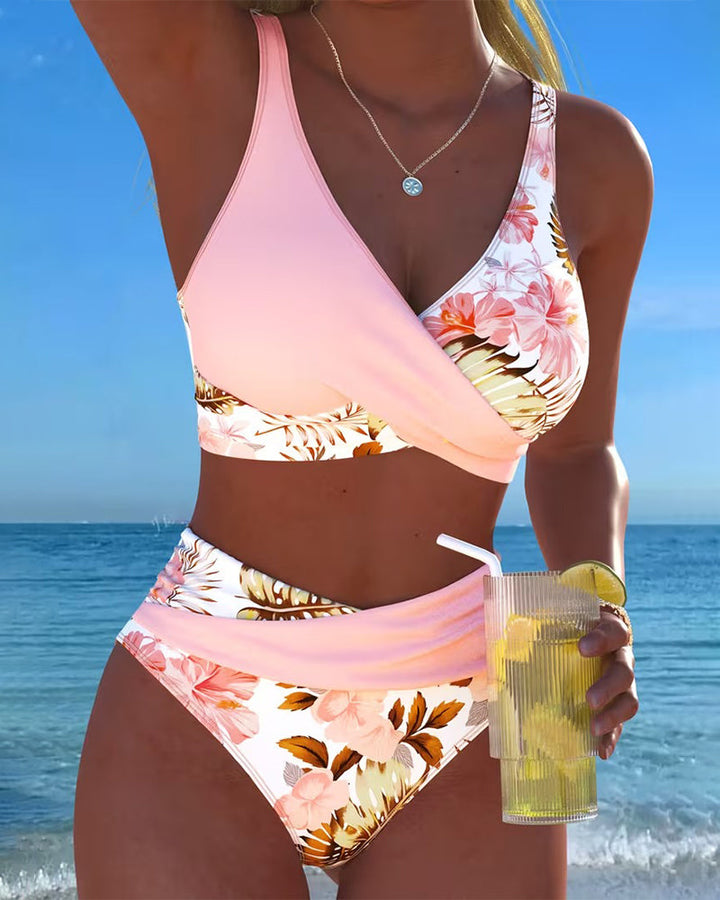 Liora | Floral Contrast Bikini