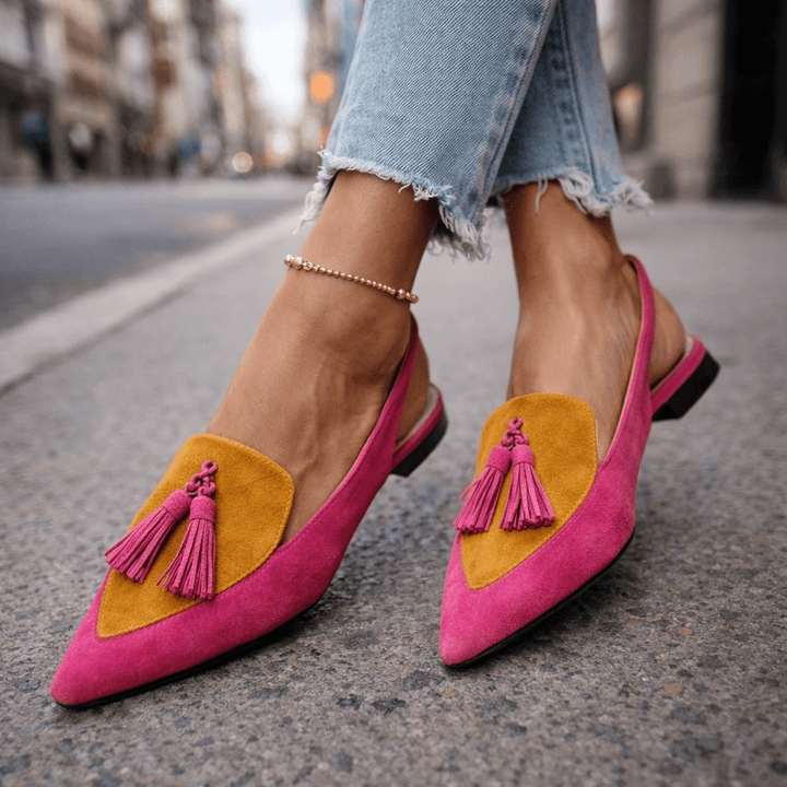 Fenella | Strappy Tassel Sandals