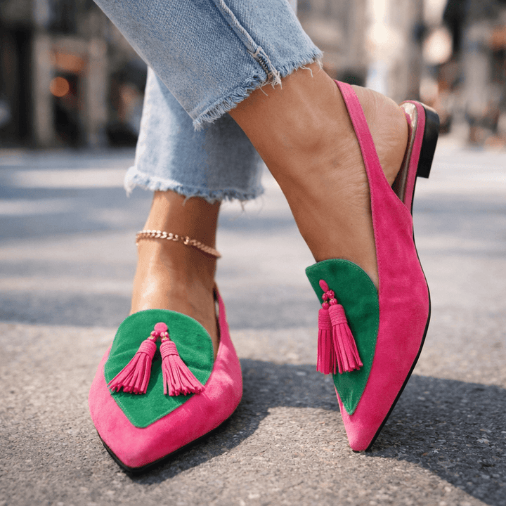 Fenella | Strappy Tassel Sandals
