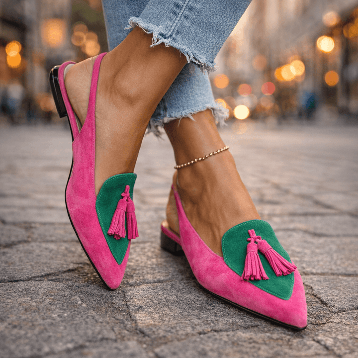 Fenella | Strappy Tassel Sandals