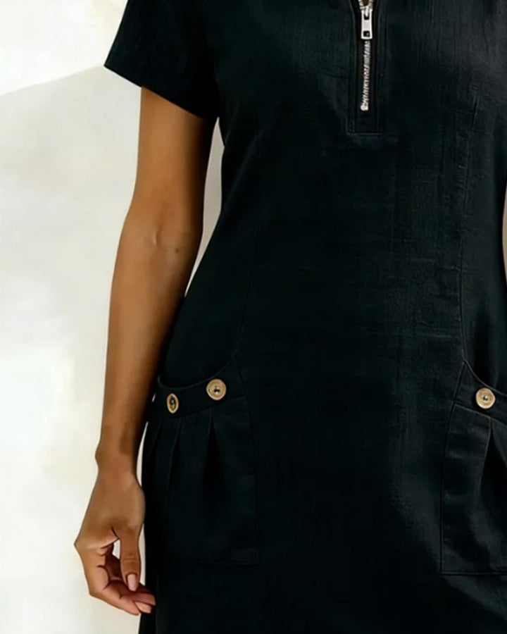 Joanna™ | Effortless Zip Front Dress