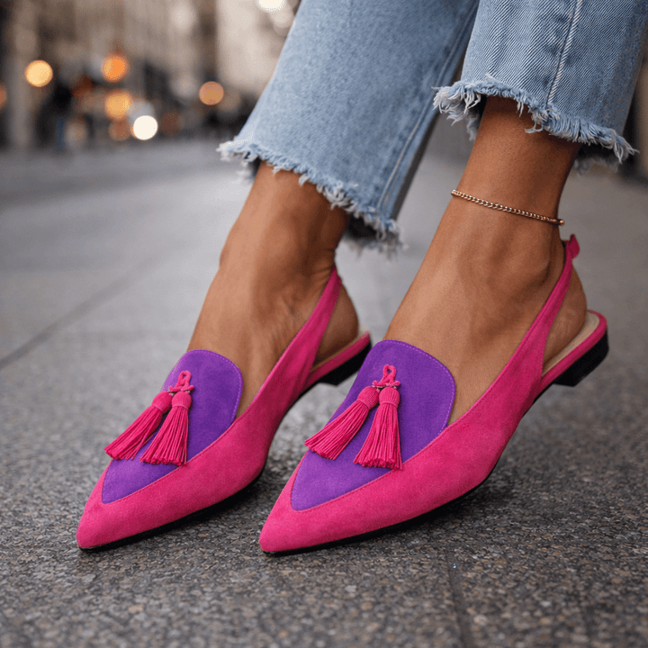 Fenella | Strappy Tassel Sandals