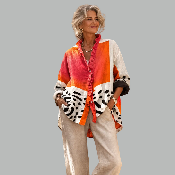 Morwenna™ | Relaxed Print Blouse