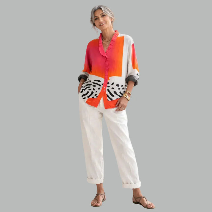 Morwenna™ | Relaxed Print Blouse
