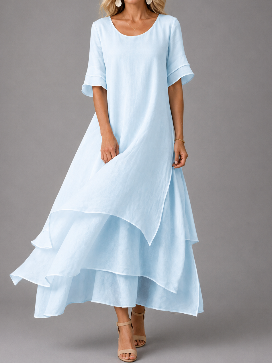 Elowen™ | Sophisticated Flow Maxi Dress