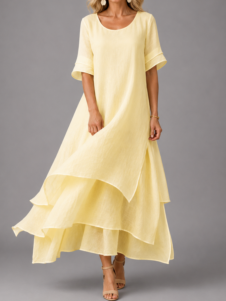 Elowen™ | Sophisticated Flow Maxi Dress