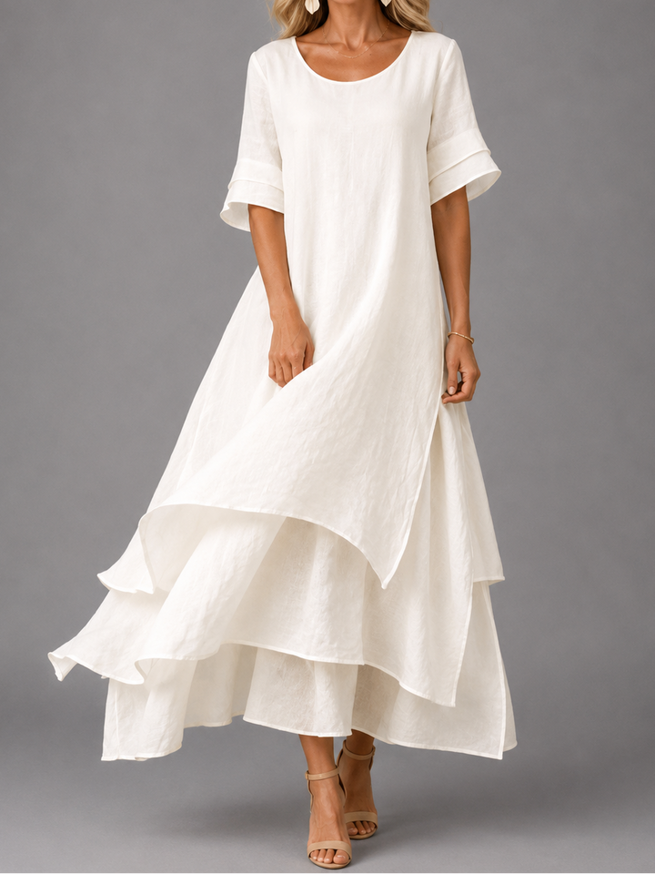 Elowen™ | Sophisticated Flow Maxi Dress