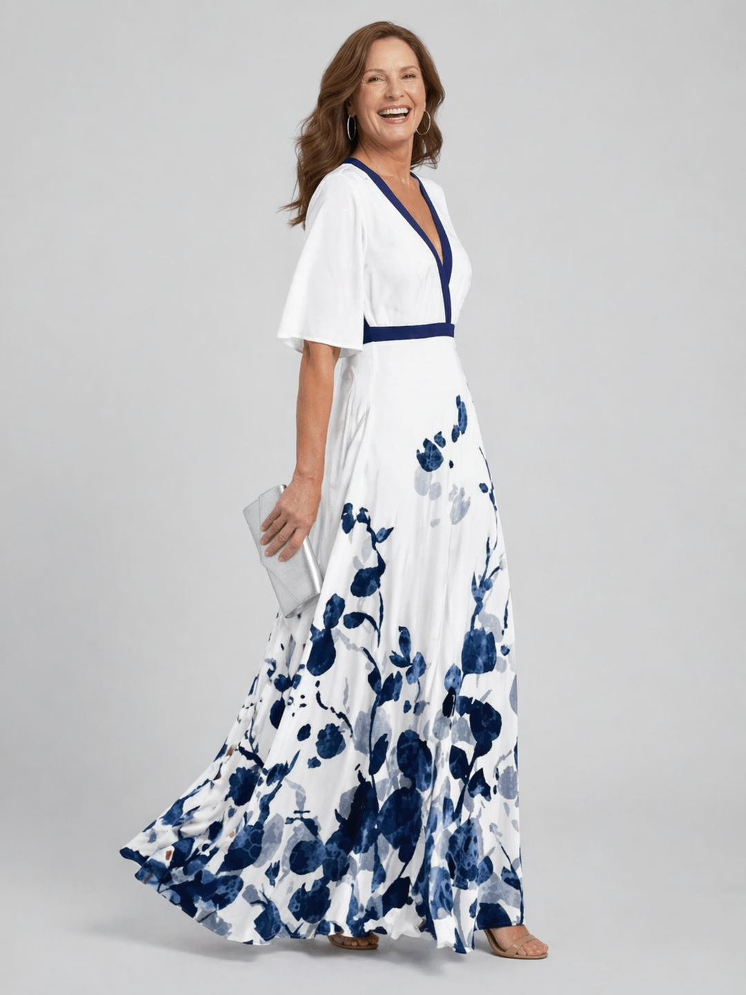 Athena | Elegant Floral Maxi Dress