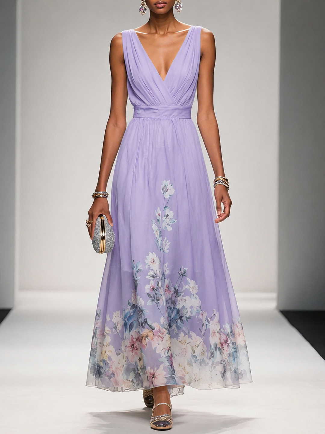Willow | Sleeveless A Maxi Dress