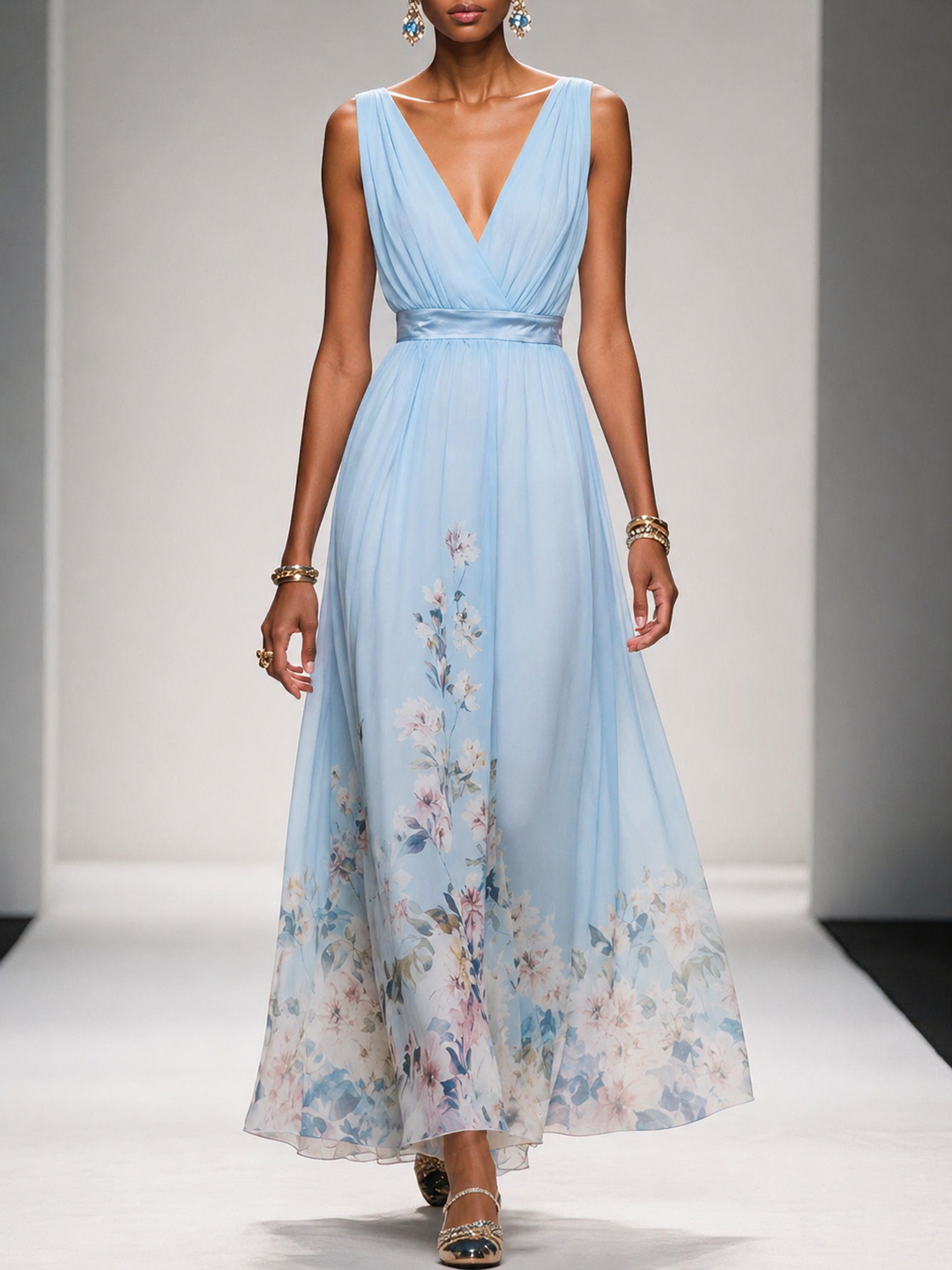 Willow | Sleeveless A Maxi Dress