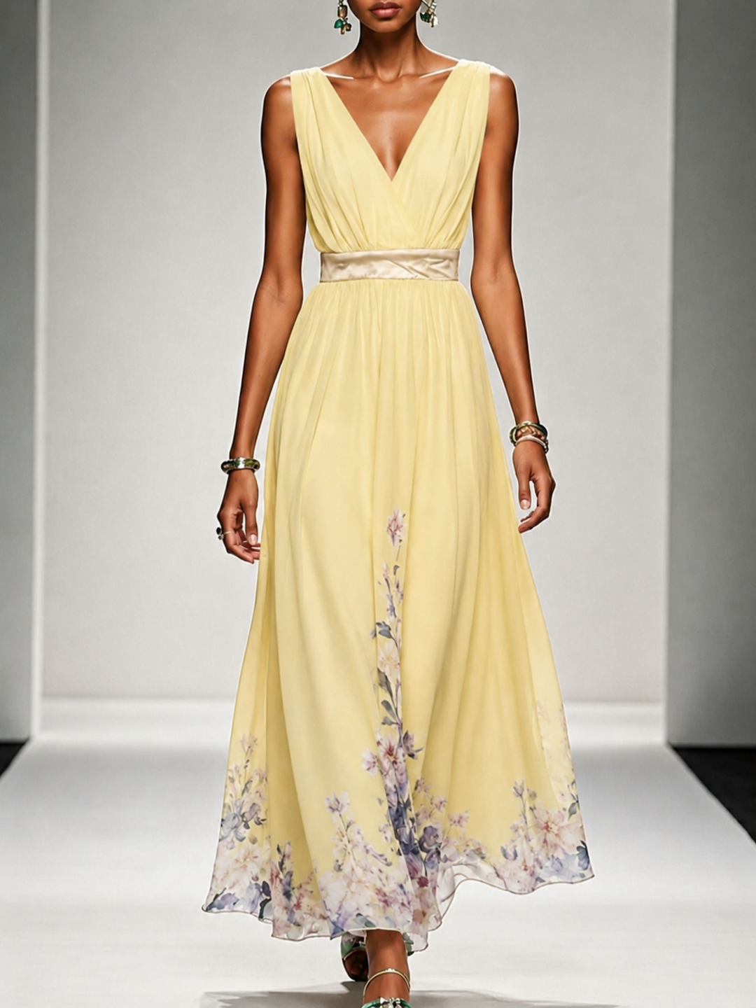 Willow | Sleeveless A Maxi Dress