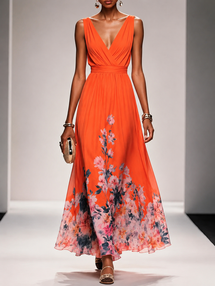 Willow | Sleeveless A Maxi Dress
