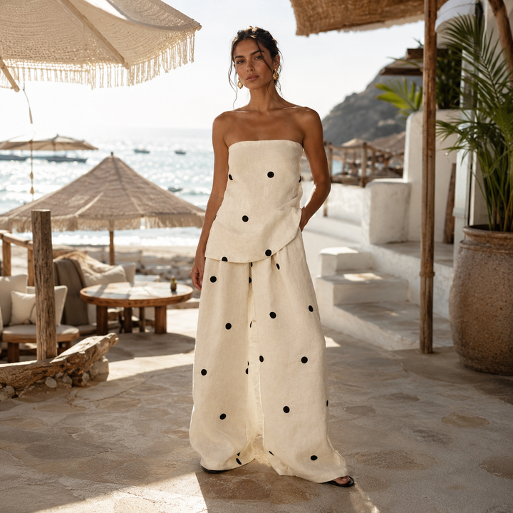 Seraphina | Elegant Polka Dot Set