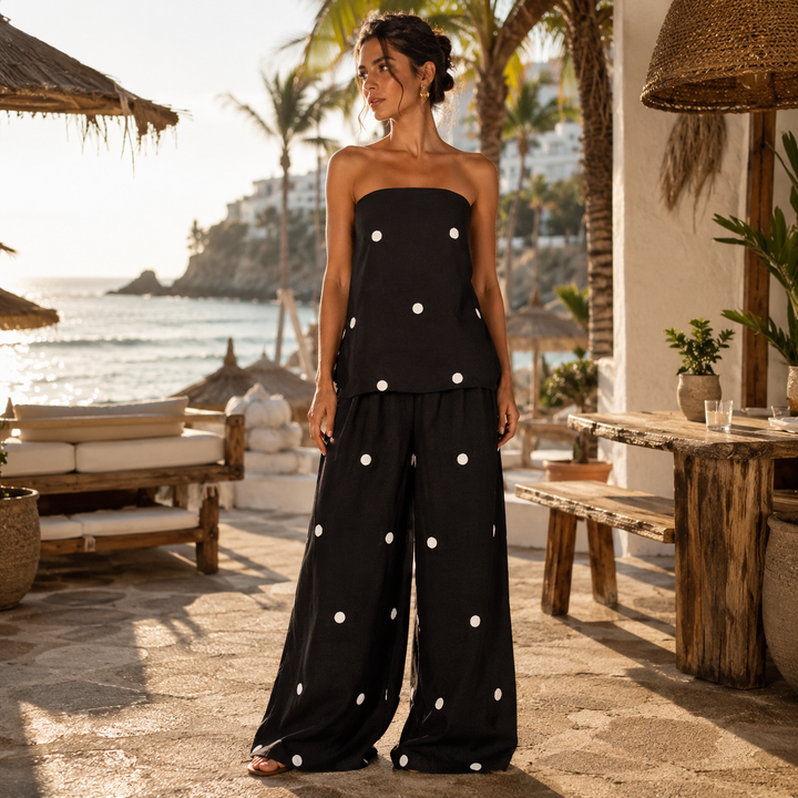 Seraphina | Elegant Polka Dot Set