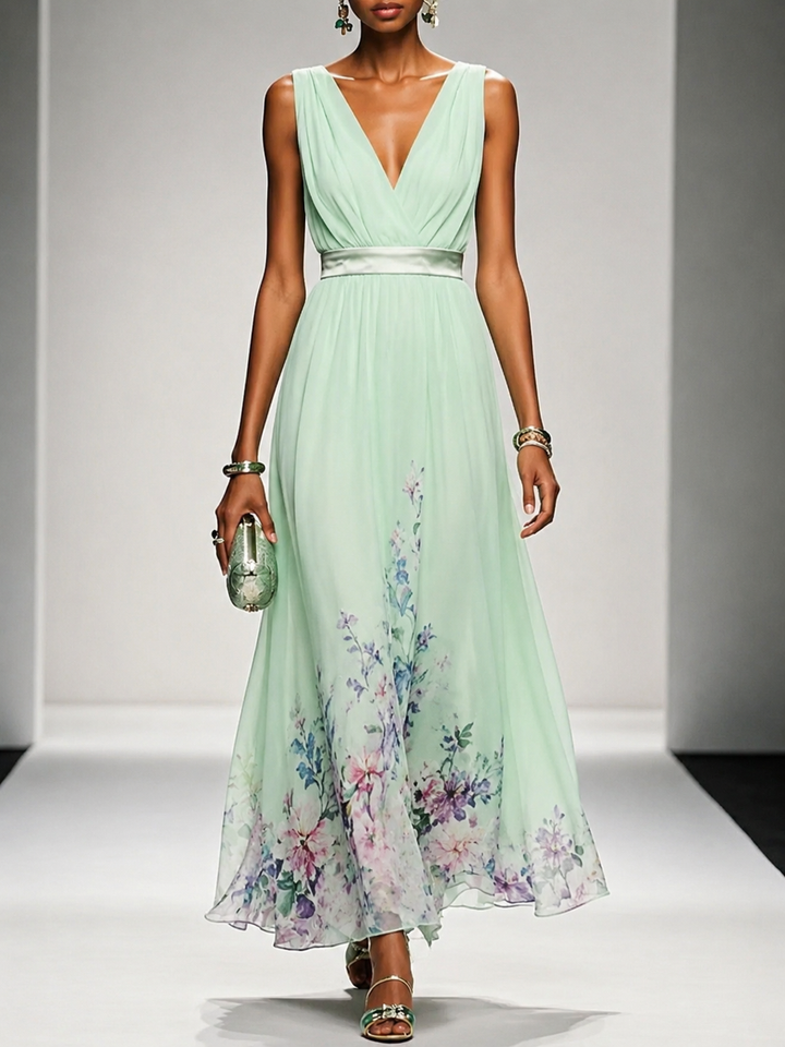 Willow | Sleeveless A Maxi Dress