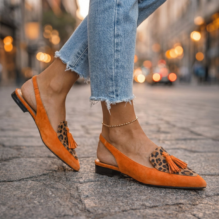 Fenella | Strappy Tassel Sandals
