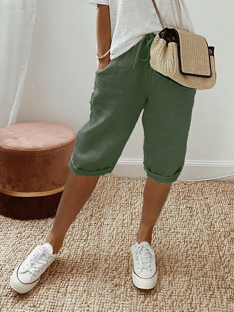 Charlotte® | Cotton-Linen Women's Shorts