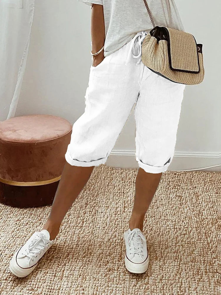 Charlotte® | Cotton-Linen Women's Shorts