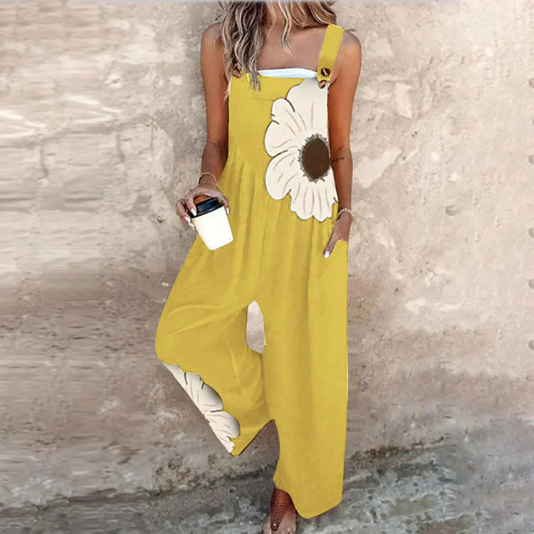 Molly | Effortless Printed Dungarees