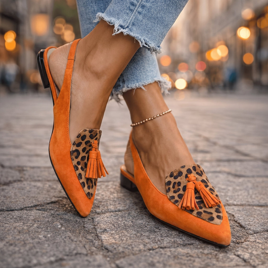 Fenella | Strappy Tassel Sandals