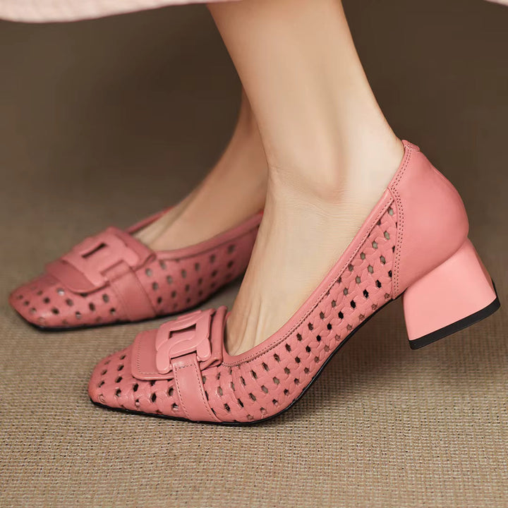 Orvique™ | Premium Leather Strap Heels