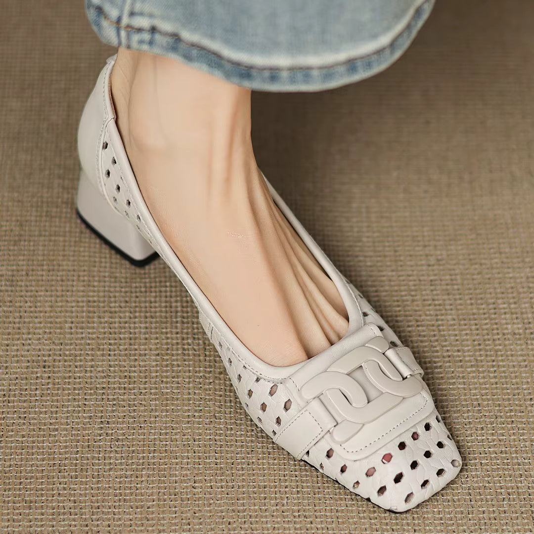 Orvique™ | Premium Leather Strap Heels