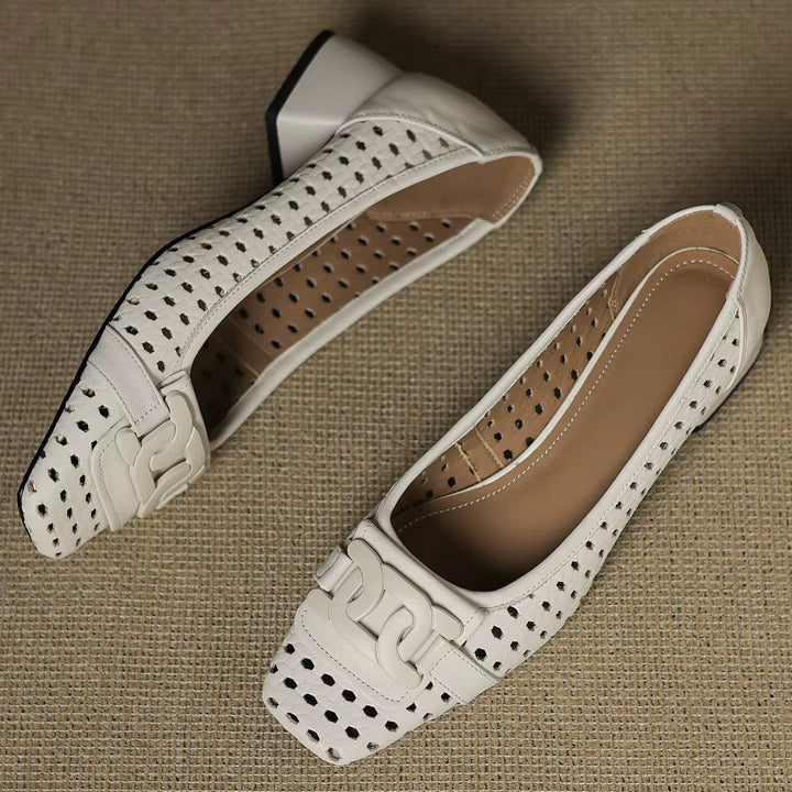 Orvique™ | Premium Leather Strap Heels