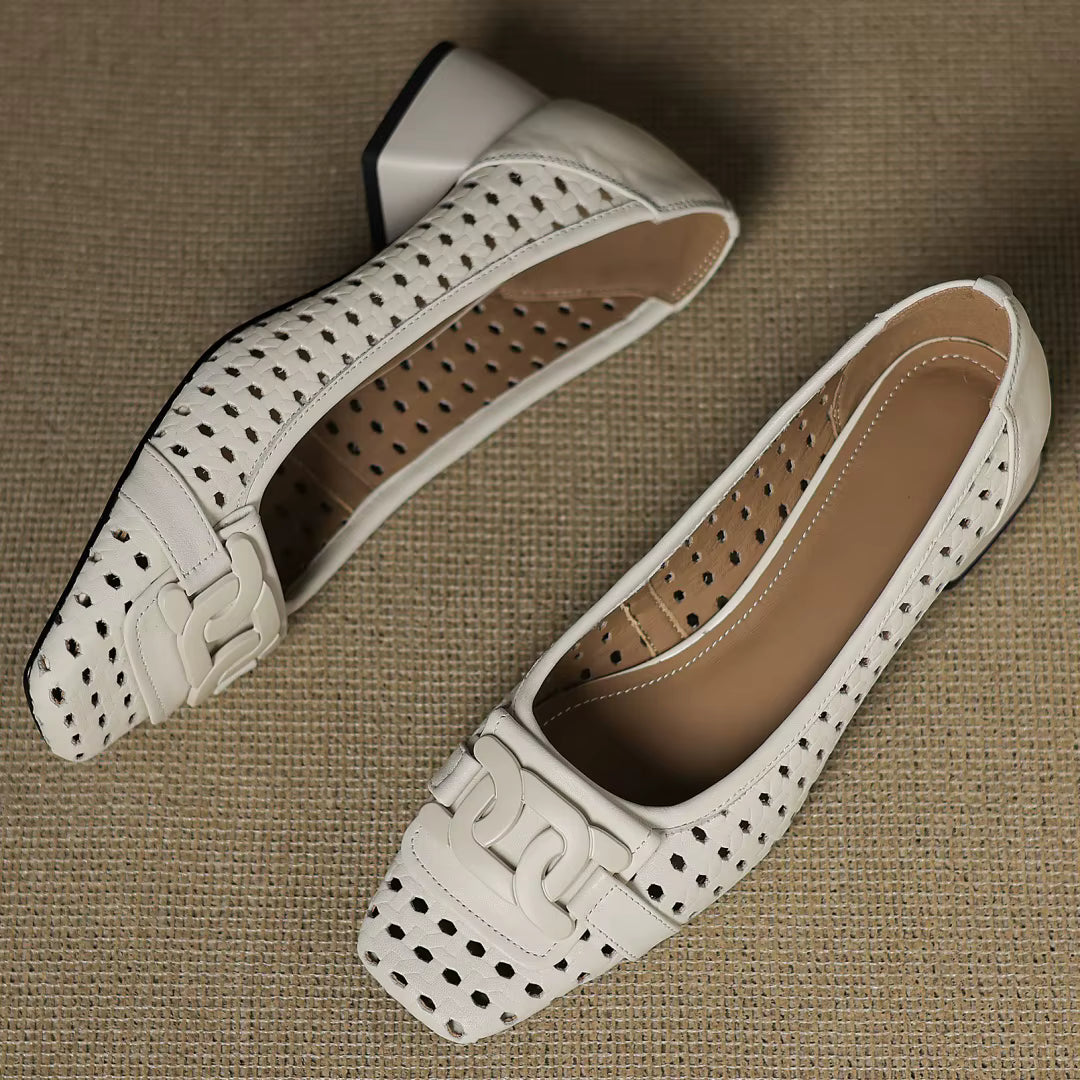 Orvique™ | Premium Leather Strap Heels