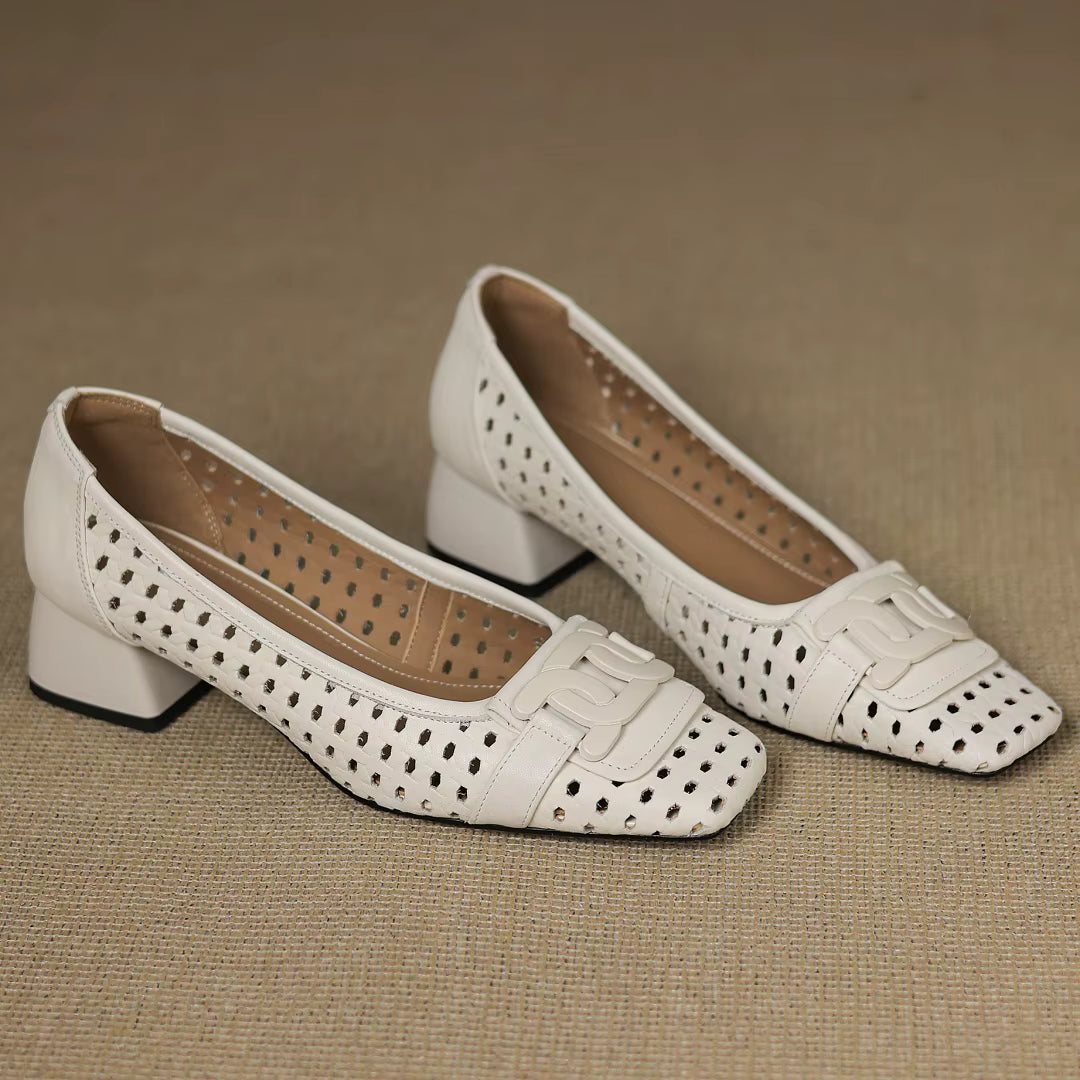 Orvique™ | Premium Leather Strap Heels
