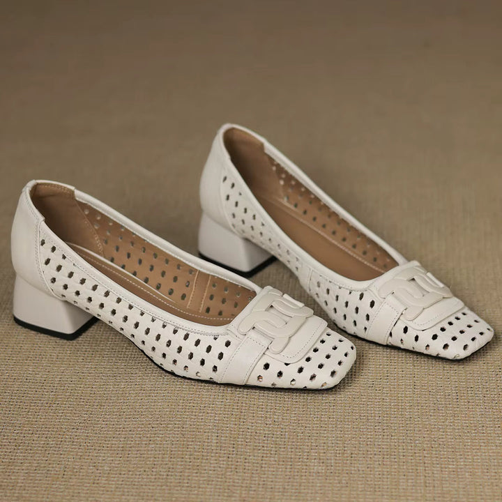 Orvique™ | Premium Leather Strap Heels