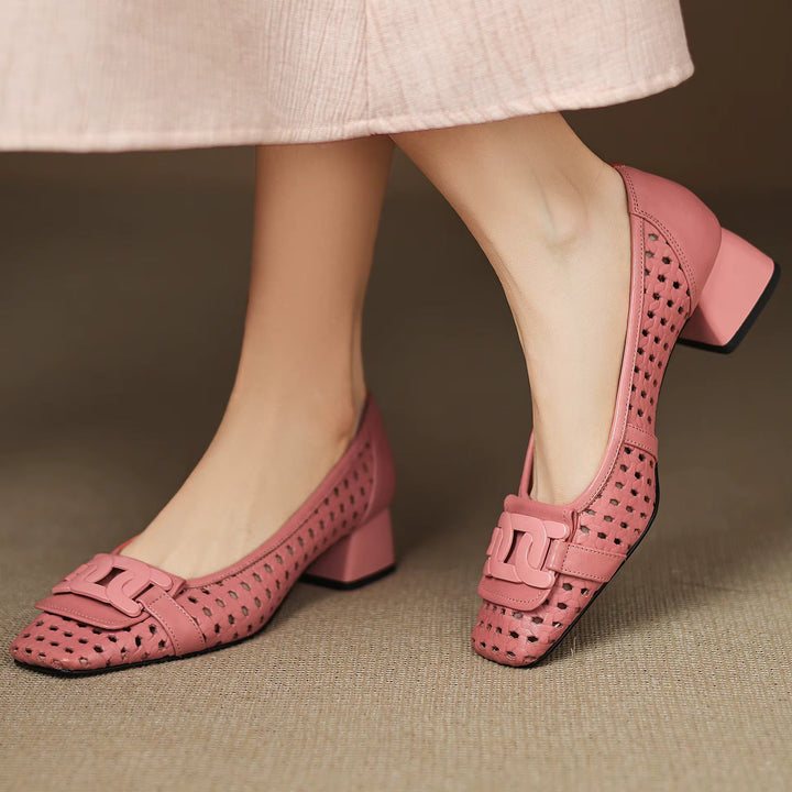 Orvique™ | Premium Leather Strap Heels