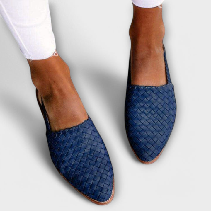 Grace | Woven Slingback Loafer