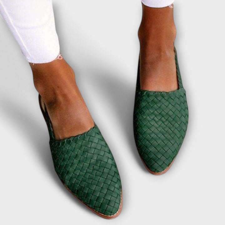 Grace | Woven Slingback Loafer