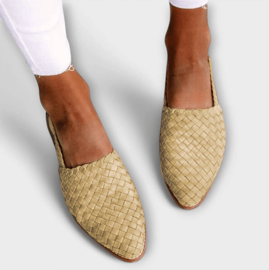 Grace | Woven Slingback Loafer