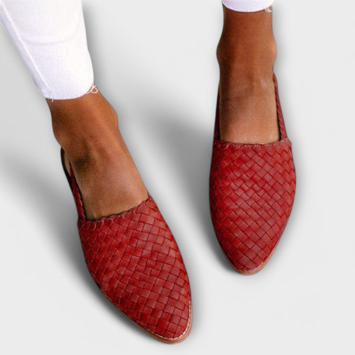 Grace | Woven Slingback Loafer