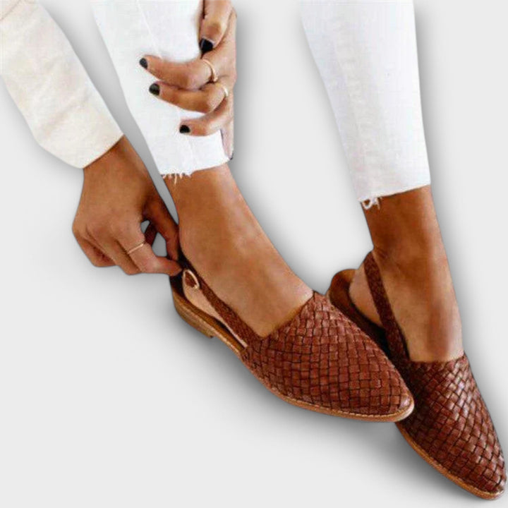 Grace | Woven Slingback Loafer
