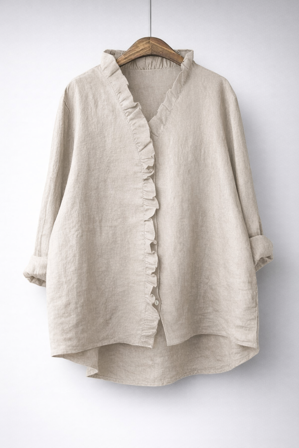 Araminta™ | Elegant Ruffled Shirt