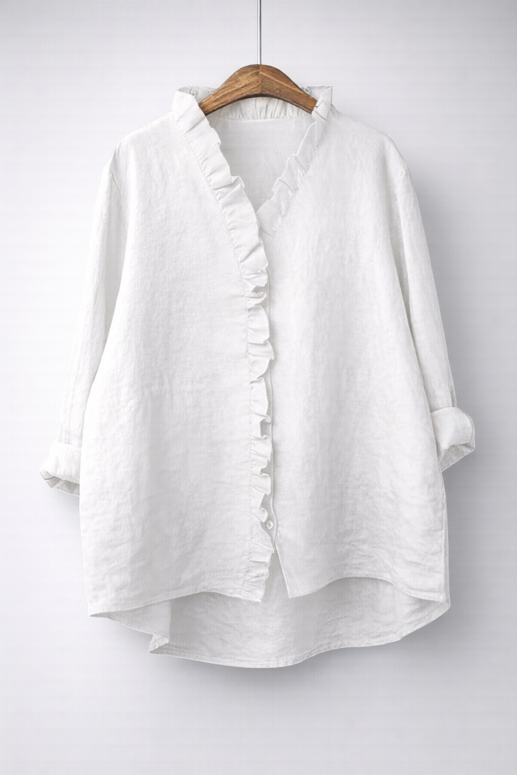 Araminta™ | Elegant Ruffled Shirt