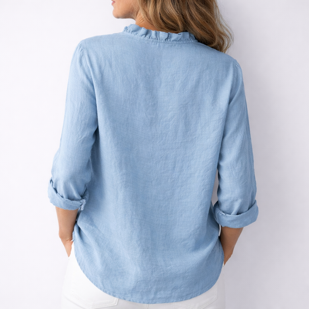 Araminta™ | Elegant Ruffled Shirt