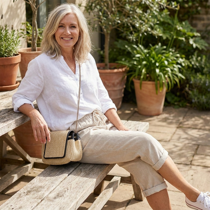 Charlotte® | Cotton-Linen Women's Shorts