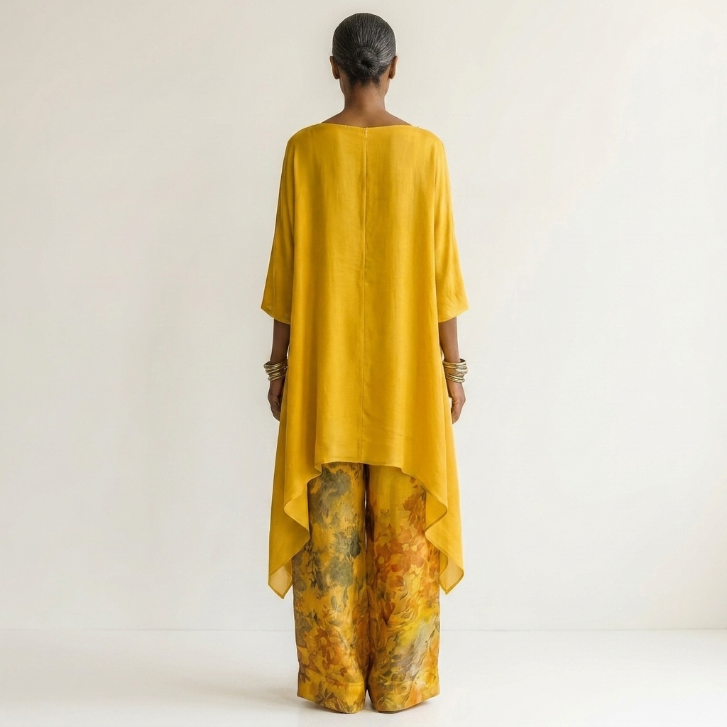 Genevieve™ | Luxe Cotton-Silk Two-Piece Ensemble