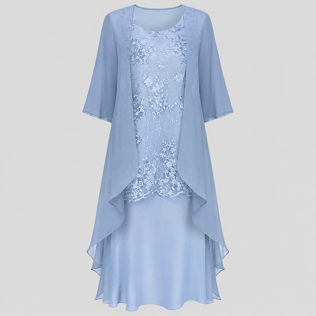Calvienne™ | Soft Chiffon Dress Set