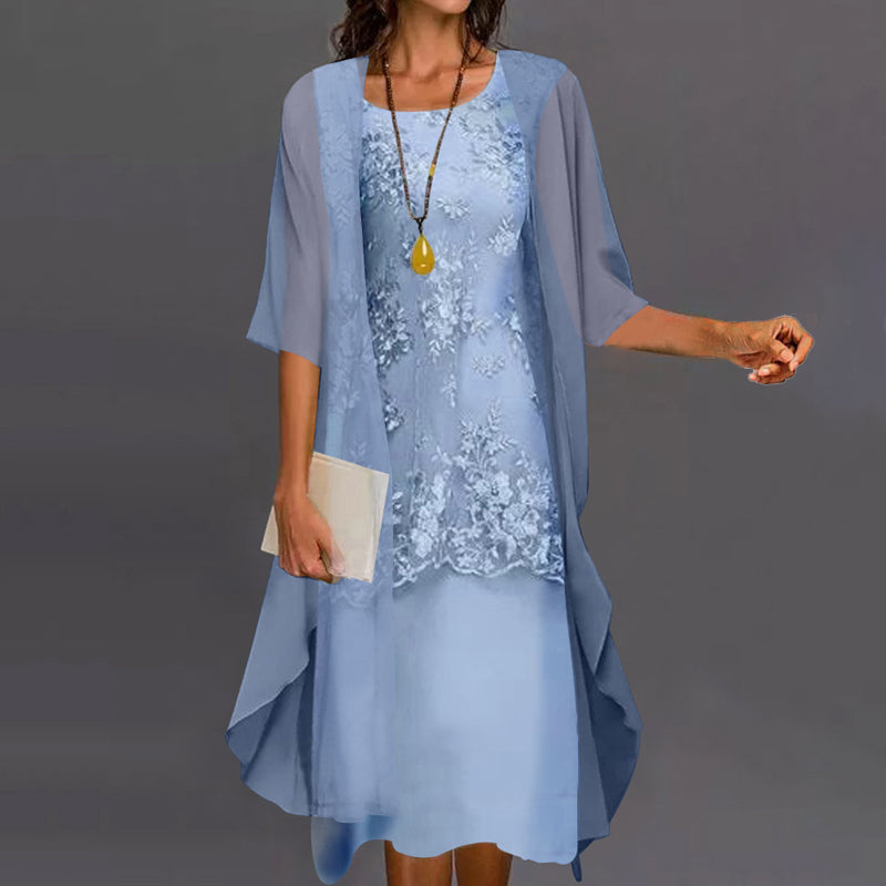 Calvienne™ | Soft Chiffon Dress Set