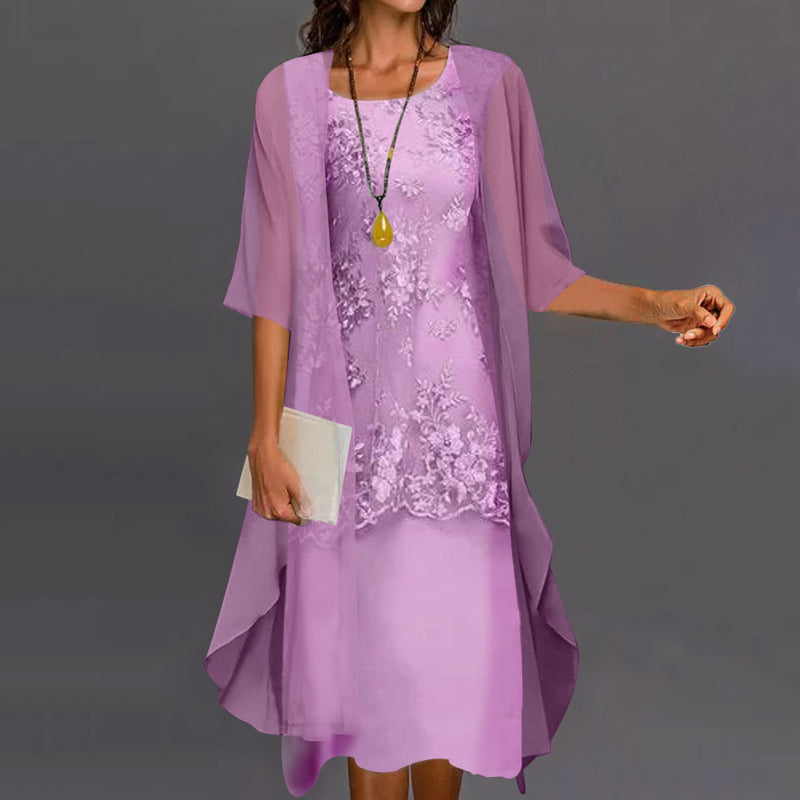 Calvienne™ | Soft Chiffon Dress Set